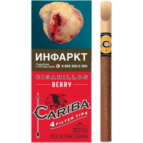 Сигариллы Cariba Berry (4 шт.)